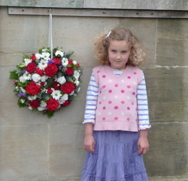 Laying the wreath