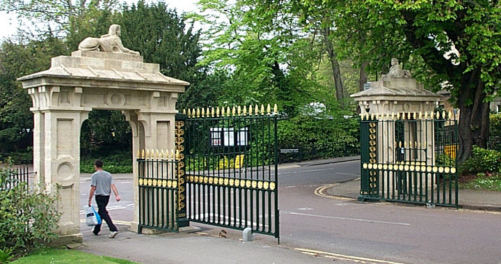 Restored Marlborough Lane gates