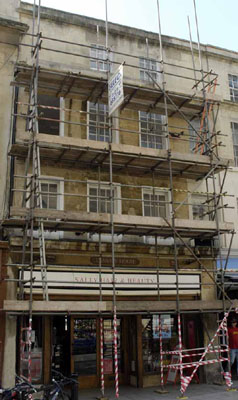 Front scaffolding