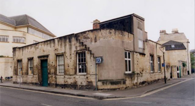 The stump of the building