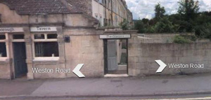 Street view of pub