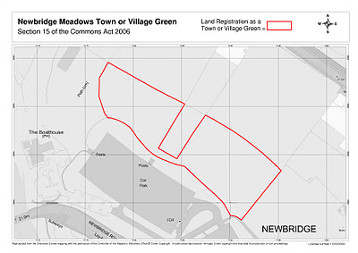 Plan view of site