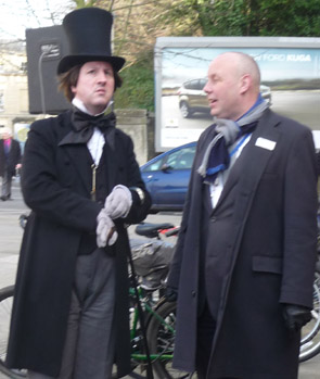 Brunel with Station Manager