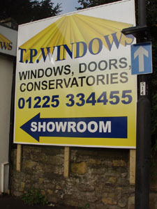TP Windows sign